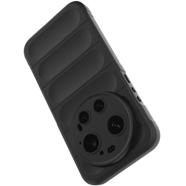 Силіконовий (TPU) чохол Deexe Terra Case для Xiaomi 17 Ultra - Black (407555B) Силіконовий (TPU) чохол Deexe Terra Case для Xiaomi 17 Ultra - Black: фото 4 з 9