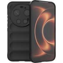 Силиконовый (TPU) чехол Deexe Terra Case для Xiaomi 17 Ultra - Black: фото 1 из 9