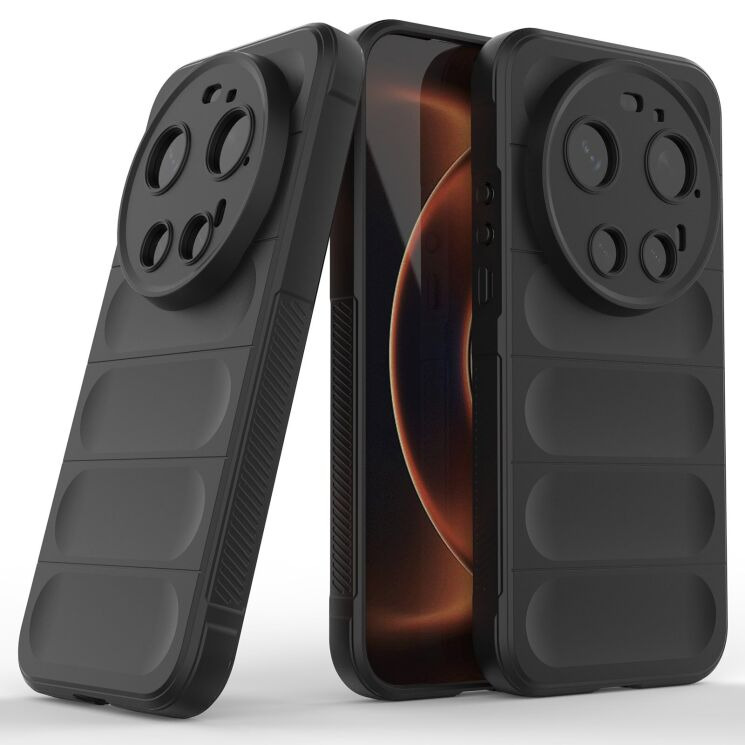 Силіконовий (TPU) чохол Deexe Terra Case для Xiaomi 17 Ultra - Black (407555B) Силіконовий (TPU) чохол Deexe Terra Case для Xiaomi 17 Ultra - Black: фото 2 з 9