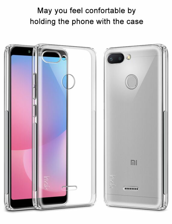 Силиконовый (TPU) чехол IMAK Airbag Case для Xiaomi Redmi 6 - Transparent: фото 15 из 15