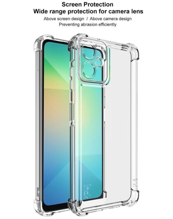 Силиконовый (TPU) чехол IMAK UX-4 Series для Samsung Galaxy A06 (A065) - Transparent: фото 9 из 12