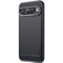 Силиконовый (TPU) чехол MOFI Carbon Fiber для Google Pixel 9 - Blue: фото 1 из 10
