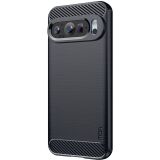 Силіконовий (TPU) чохол MOFI Carbon Fiber для Google Pixel 9 - Blue (360010L)