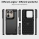Силіконовий (TPU) чохол MOFI Carbon Fiber для Motorola Edge 50 Ultra - Black (354026B). Фото 9 з 10