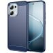 Силіконовий (TPU) чохол UniCase Carbon для OPPO A6 Pro - Blue (402329L). Фото 1 з 8