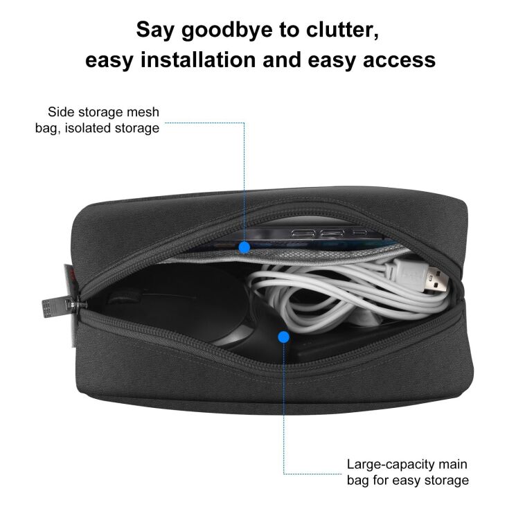 Сумка-органайзер HAWEEL HWL2126 Carrying Bag - Black: фото 3 из 6