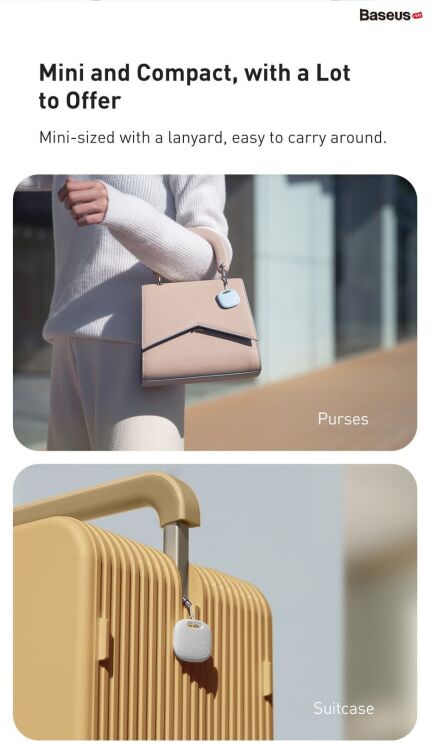 Трекер Baseus T2 Pro Smart Device Tracker (FMTP000002) - White: фото 17 з 24