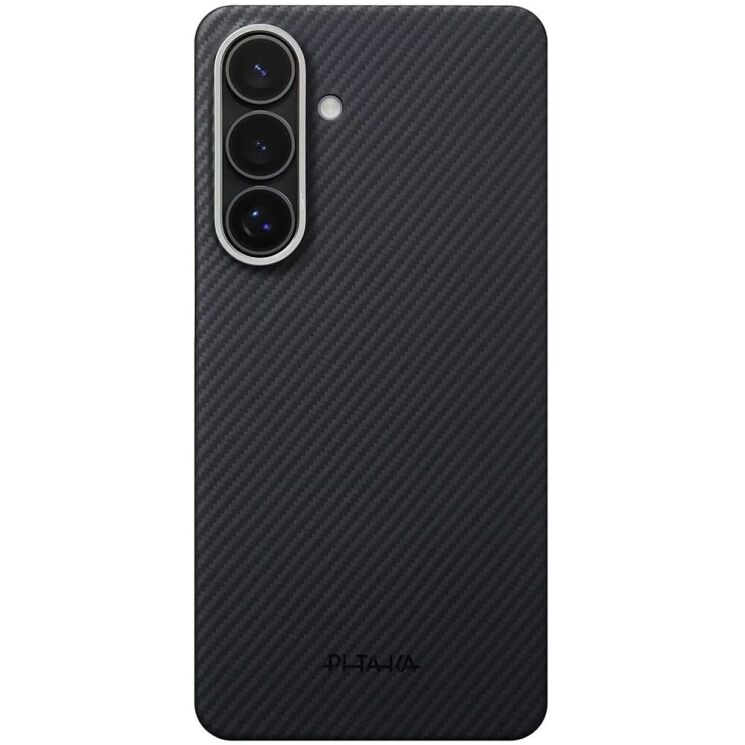 Ультратонкий чехол Pitaka Edge Ultra-Slim Case для Samsung Galaxy S26 Plus (S947) KS2601S - 600D Black / Grey (Twill): фото 1 из 17