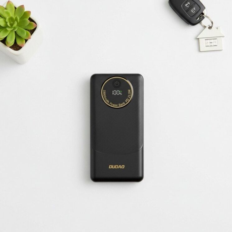 Зовнішній акумулятор Dudao K12Pro 22.5W (10000mAh) 6976625333882 - Black: фото 7 з 7