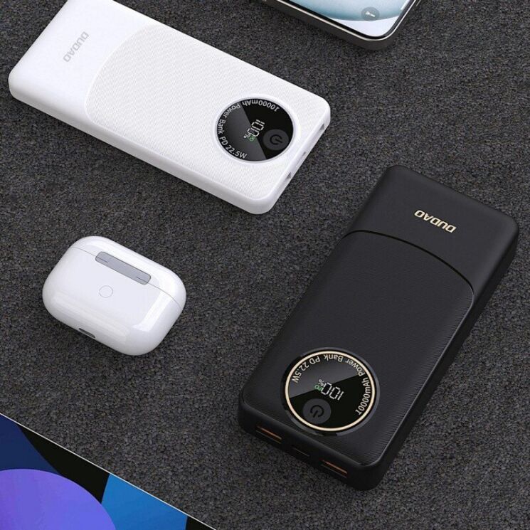 Зовнішній акумулятор Dudao K12Pro 22.5W (10000mAh) 6976625333882 - Black: фото 2 з 7