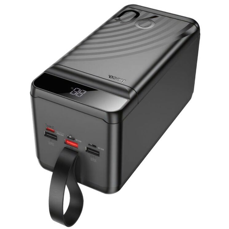 Внешний аккумулятор Hoco J123D Element 22.5W+PD20W (90000mAh) - Black: фото 3 из 8