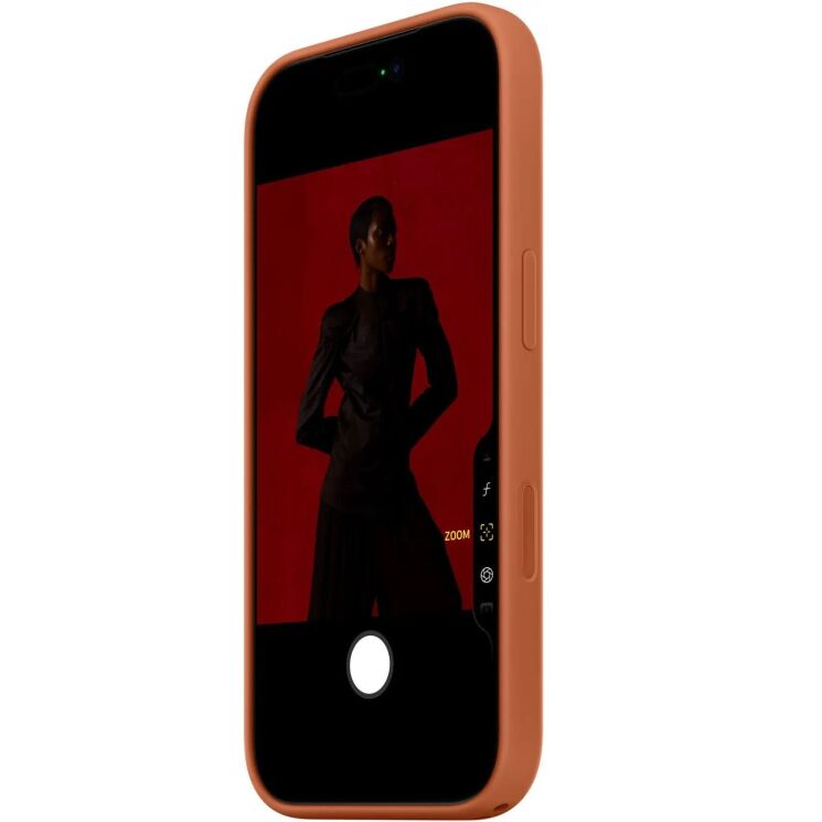 Захисний чохол Copiex Silicone Case with MagSafe для Apple iPhone 17 - Terra Cotta: фото 2 з 2