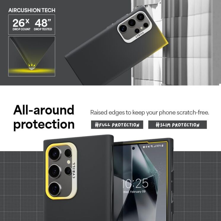 Защитный чехол Cyrill UltraColorby Spigen для Samsung Galaxy S24 Ultra (S928) - Deep Sea: фото 7 из 10