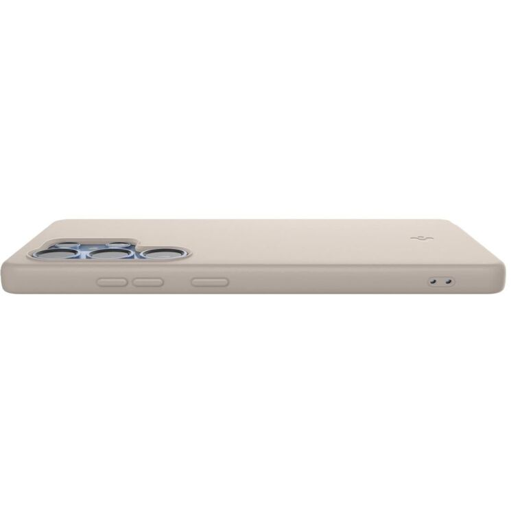 Защитная накладка Spigen (SGP) Silicone Fit (MagFit) для Samsung Galaxy S25 Ultra (S938) ACS09165 - Natural Titanium: фото 16 из 24