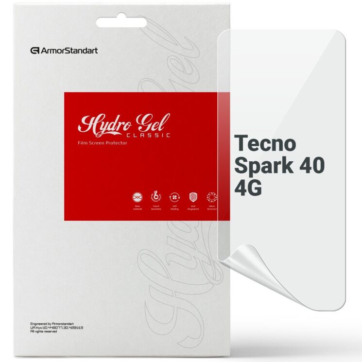 Защитная пленка на экран ArmorStandart Clear для TECNO Spark 40: фото 1 из 5