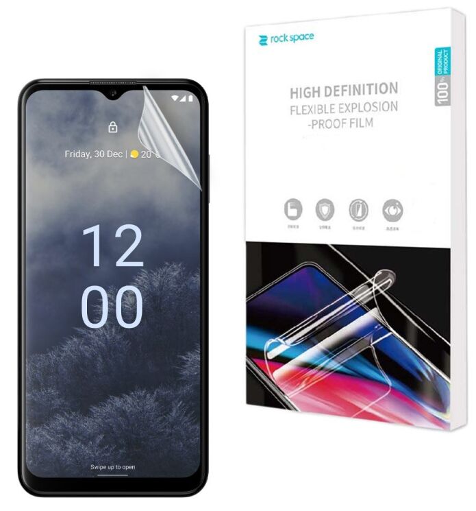 Защитная пленка на экран RockSpace Explosion-Proof SuperClear для Nokia G60: фото 1 из 10