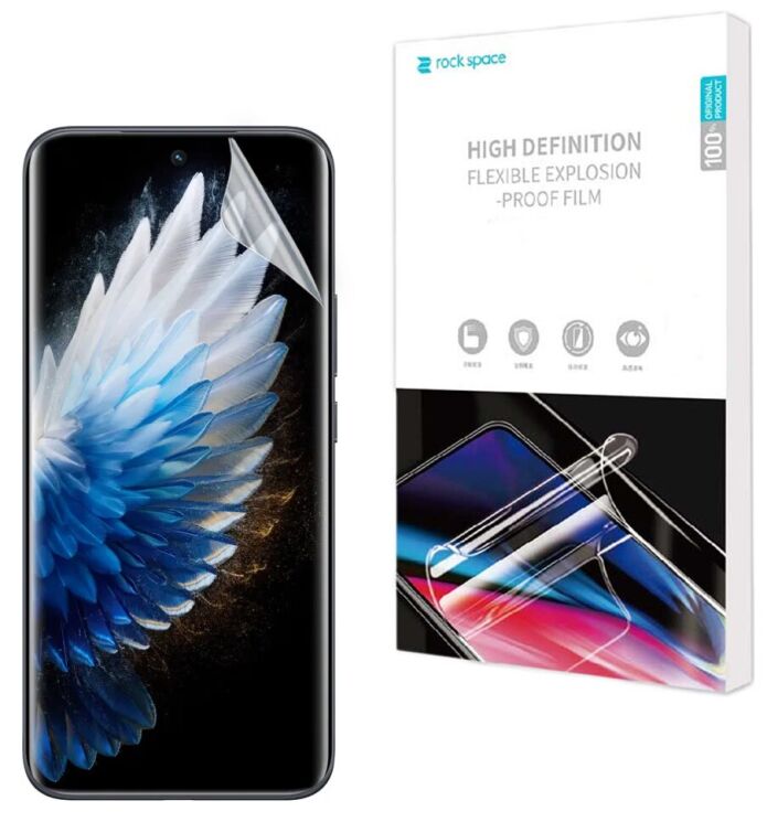Защитная пленка на экран RockSpace Explosion-Proof SuperClear для TECNO Spark 40 Pro Plus: фото 1 из 10