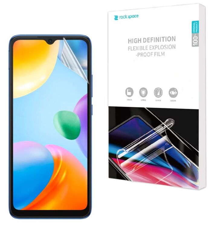 Защитная пленка на экран RockSpace Explosion-Proof SuperClear для Xiaomi Redmi 10C: фото 1 из 10