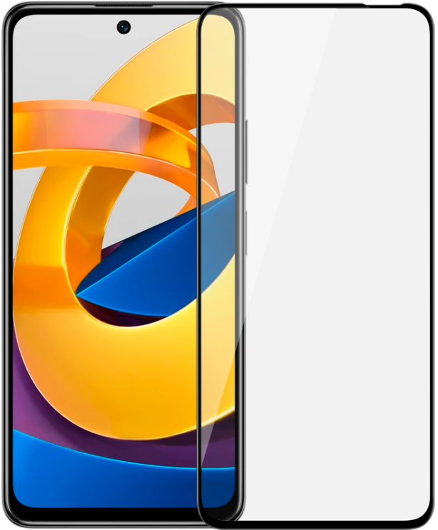 Защитное стекло Deexe 5D Full Glue для Xiaomi Poco M4 Pro 5G / Redmi Note 11 (Chinese version) - Black: фото 1 из 1