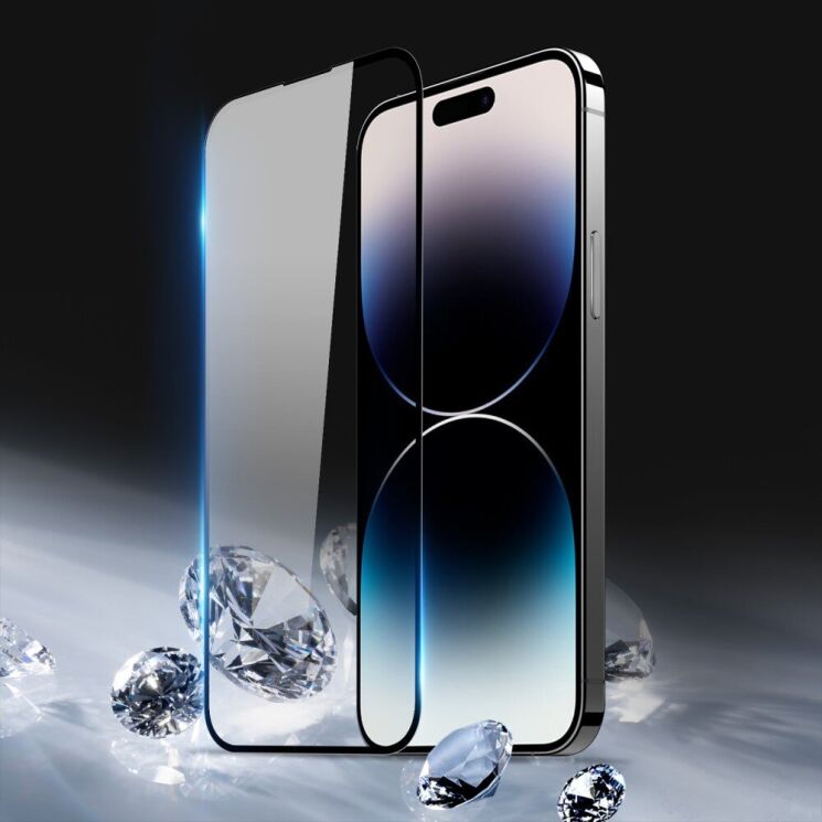 Защитное стекло DUX DUCIS Full Glue для Apple iPhone 15 Pro - Black: фото 4 из 7