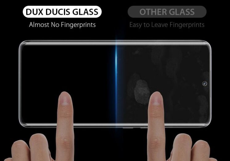 Защитное стекло DUX DUCIS Full Glue для Realme 11 Pro / 11 Pro+ - Black: фото 7 из 9