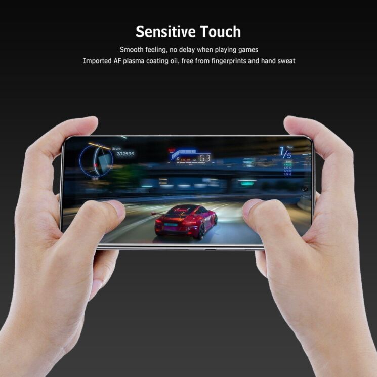 Защитное стекло HAT PRINCE 3D Curved Side Glue для Xiaomi Redmi Note 13 Pro+ - Black: фото 5 из 7