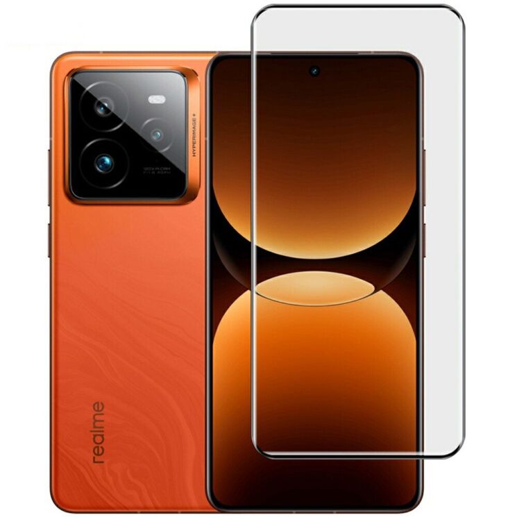 Защитное стекло IMAK 3D Curved Privacy для Realme GT 7 Pro - Black: фото 1 из 10
