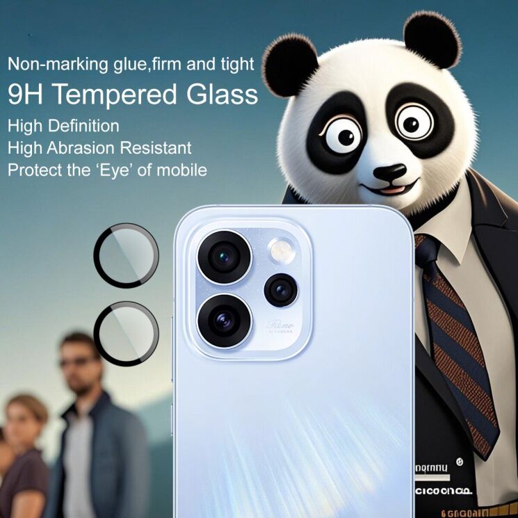 Защитное стекло IMAK Camera Black Lens для OPPO Reno 15 Pro - Black (405618B) Защитное стекло IMAK Camera Black Lens для OPPO Reno 15 Pro - Black: фото 4 из 8