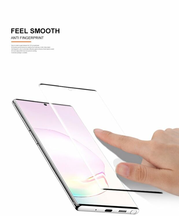 Защитное стекло MOCOLO 3D Full Glue для Samsung Galaxy Note 20 Ultra (N985) - Black: фото 6 из 10