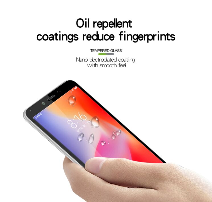 Защитное стекло MOFI 9H Full Cover Glass для Xiaomi Redmi 6A - White: фото 7 из 8