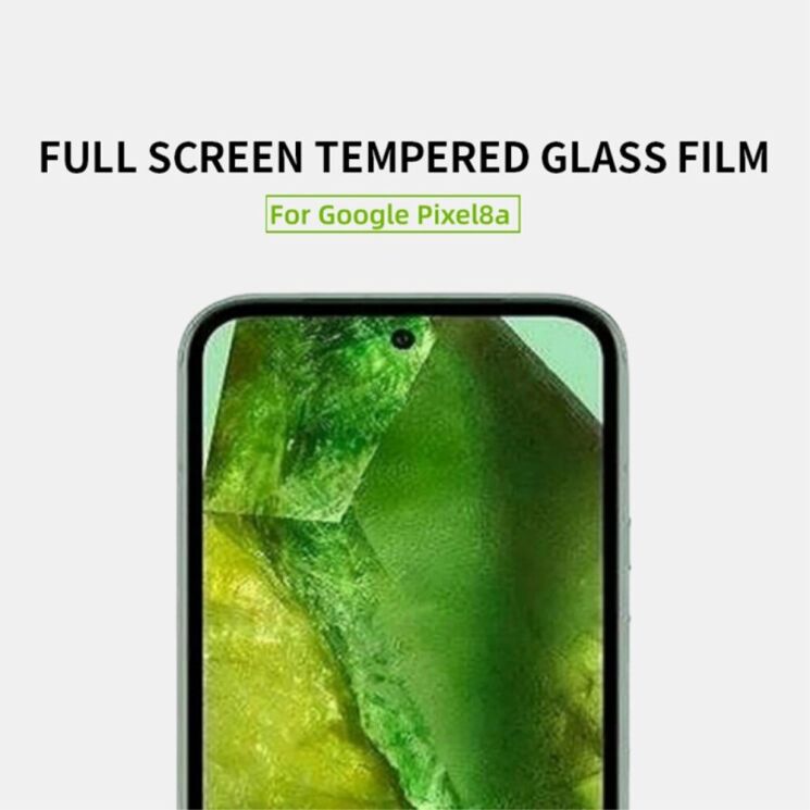 Защитное стекло MOFI Full Glue Protect для Google Pixel 8A - Black: фото 4 из 14