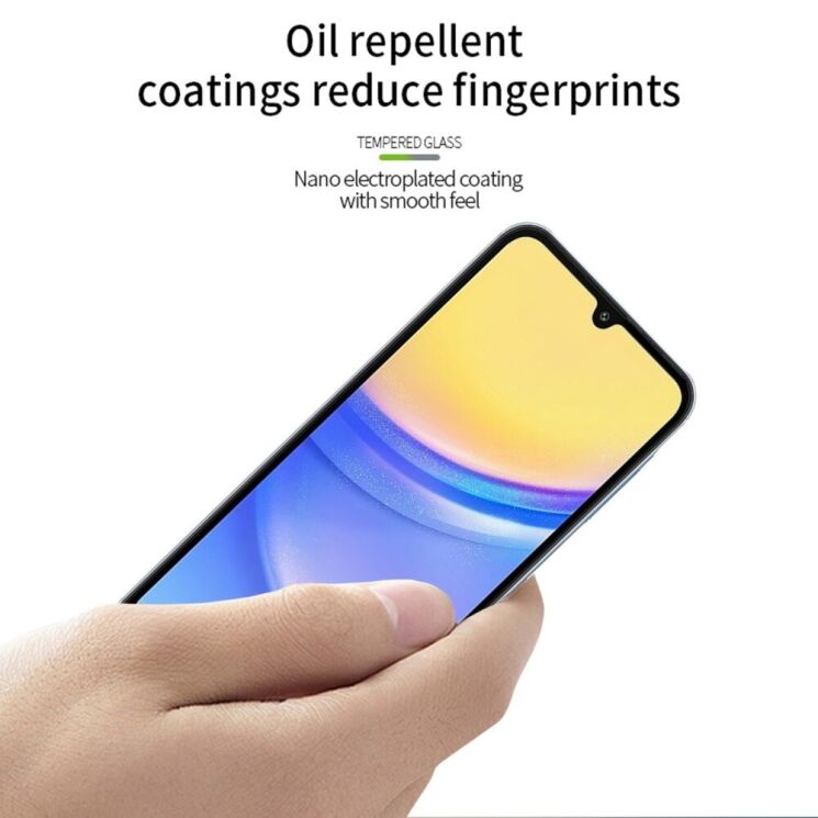 Защитное стекло MOFI Full Glue Protect для Samsung Galaxy A16 (A165) - Black: фото 10 из 14
