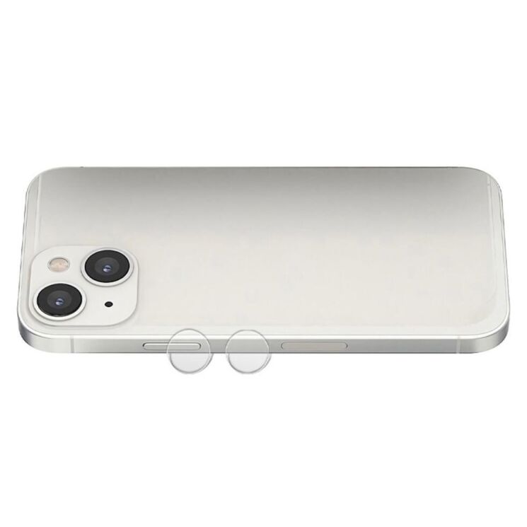 Защитное стекло на камеру AMORUS Lens Protector для Apple iPhone 15 / 15 Plus - Transparent: фото 4 из 4