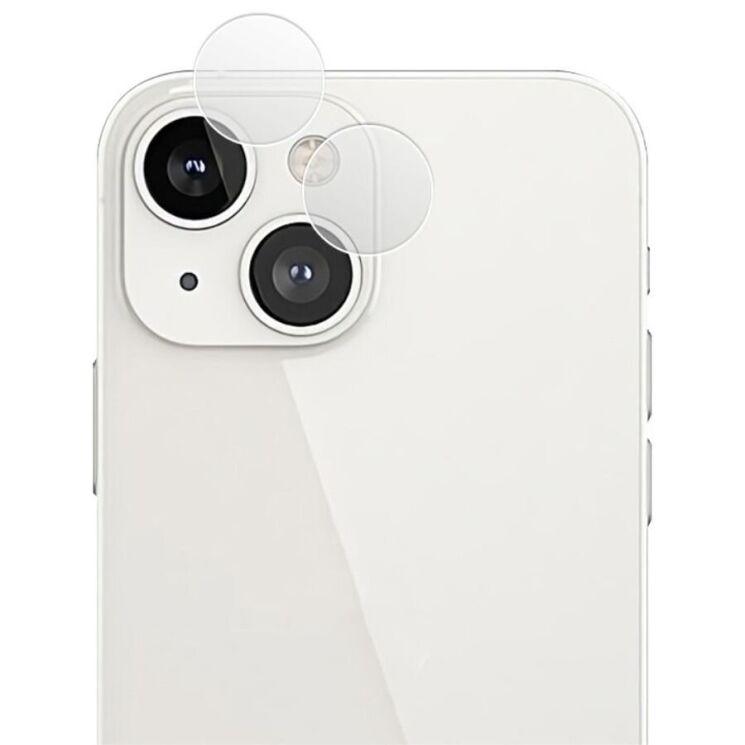 Защитное стекло на камеру AMORUS Lens Protector для Apple iPhone 15 / 15 Plus - Transparent: фото 1 из 4