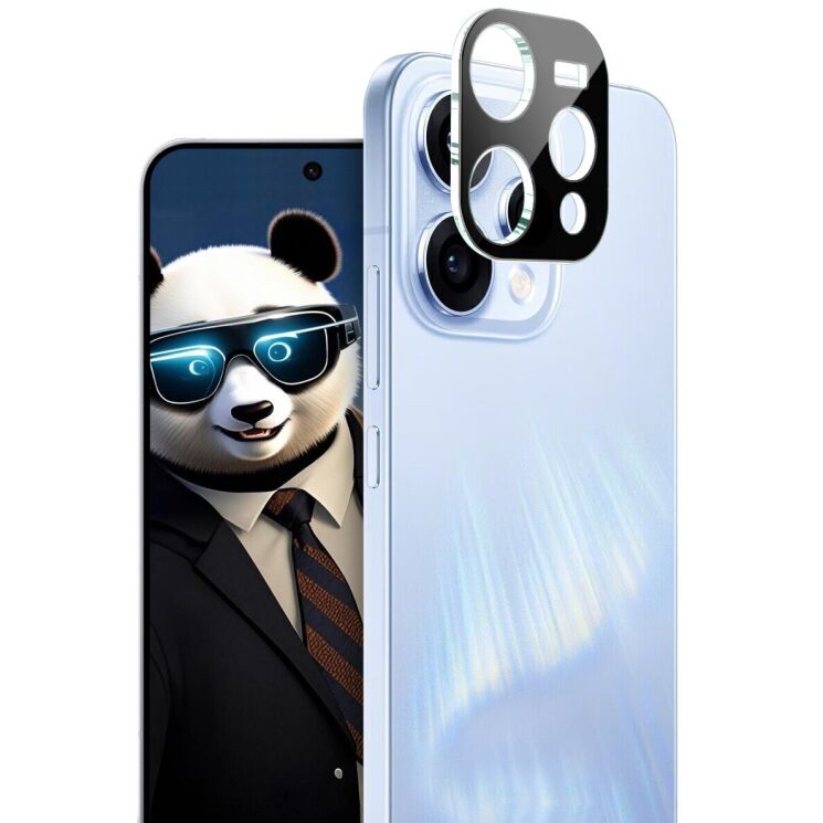 Защитное стекло на камеру IMAK Black Glass Lens для OPPO Reno 15 - Black: фото 1 из 7