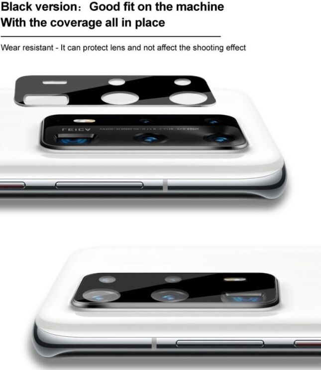 Захисне скло на камеру IMAK Black Glass Lens для Realme 11 Pro / 11 Pro+ - Black: фото 6 з 9