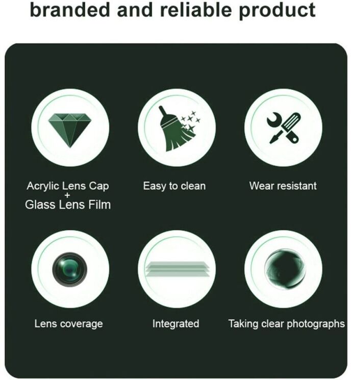 Защитное стекло на камеру IMAK Black Glass Lens для Samsung Galaxy S25 Edge (S937) - Black: фото 6 из 9