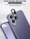 Защитное стекло на камеру IMAK Black Glass Lens для Samsung Galaxy S25 Edge (S937) - Black (377520B). Фото 8 из 9