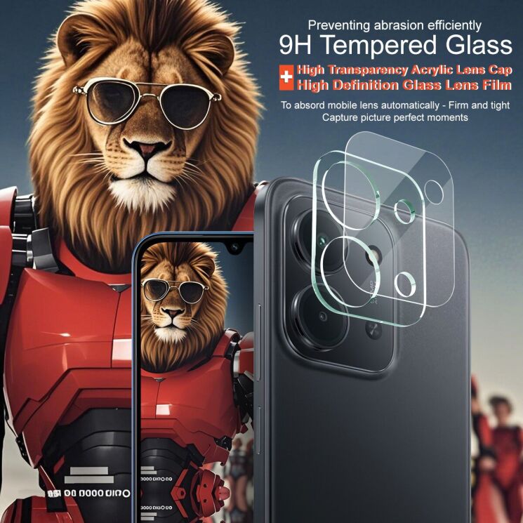 Захисне скло на камеру IMAK Integrated Lens Protector для Xiaomi Redmi 15C / Poco C85: фото 4 з 6
