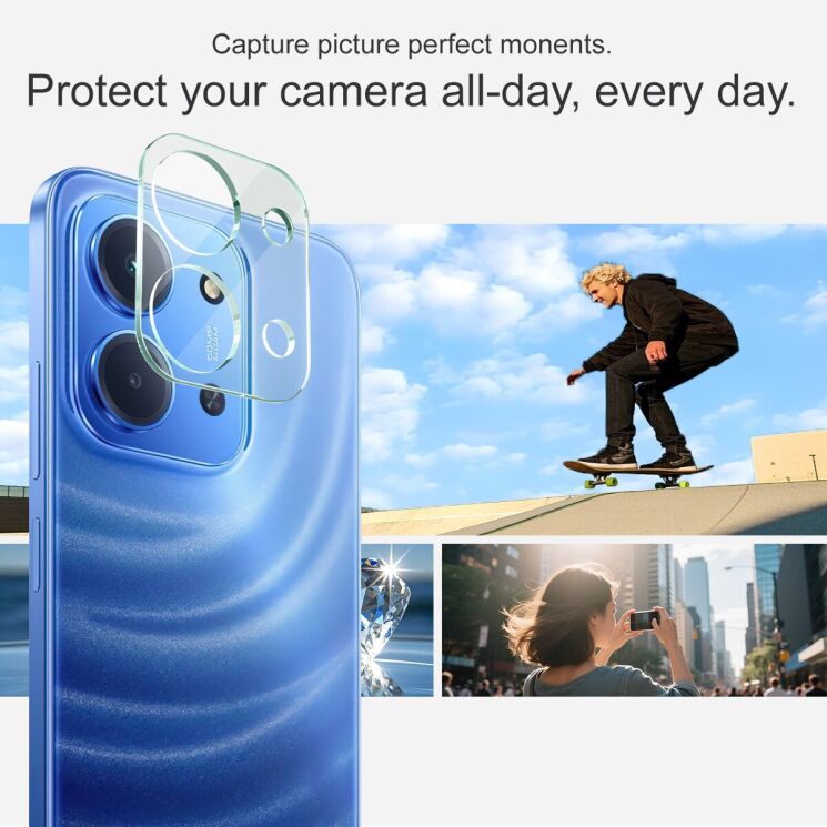 Захисне скло на камеру IMAK Integrated Lens Protector для Xiaomi Redmi 15C / Poco C85: фото 5 з 6