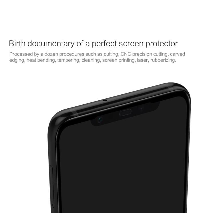 Захисне скло NILLKIN 3D CP+ MAX для Xiaomi Mi 8 / Mi 8 Pro / Mi 8 Explorer Edition - Black: фото 7 з 9