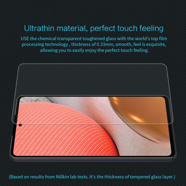 Защитное стекло NILLKIN Amazing H для Samsung Galaxy A72 (А725): фото 8 из 16