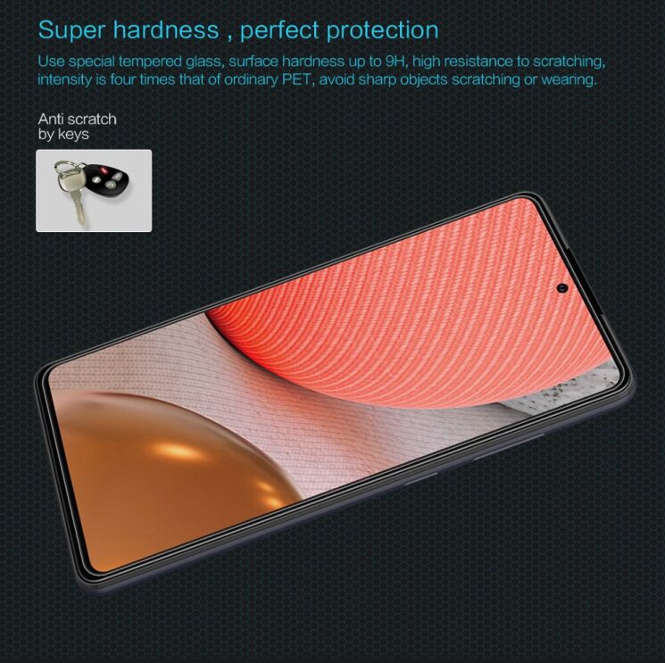Защитное стекло NILLKIN Amazing H для Samsung Galaxy A72 (А725): фото 6 из 16