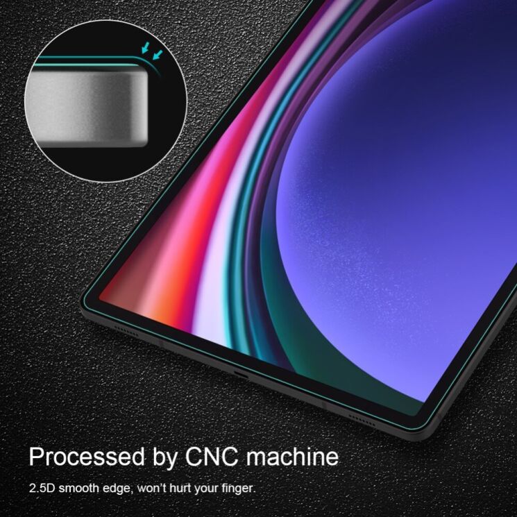 Защитное стекло NILLKIN Amazing H+ (FT) для Samsung Galaxy Tab S9 Plus / S9 FE Plus / S10 Plus (X810/816/610/616/820/826) - Transparent: фото 11 из 16