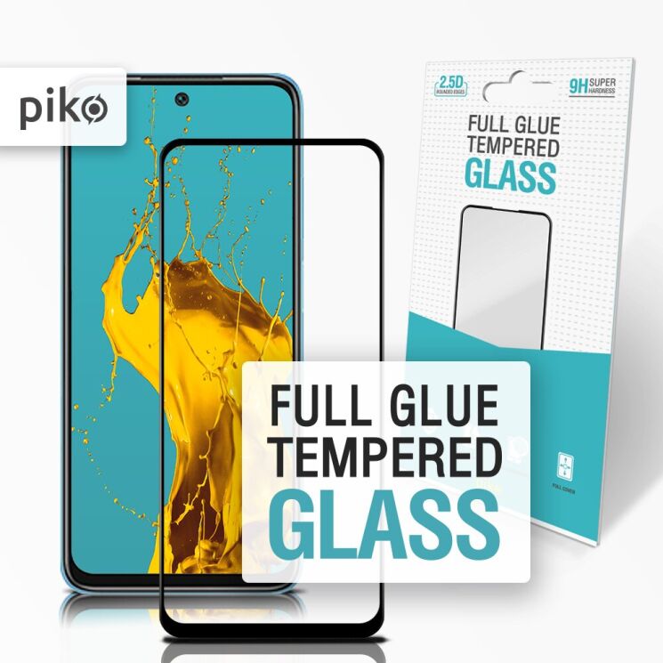 Защитное стекло Piko Full Glue для Xiaomi Redmi 10 / 10 (2022) / 10 Prime - Black: фото 1 из 4