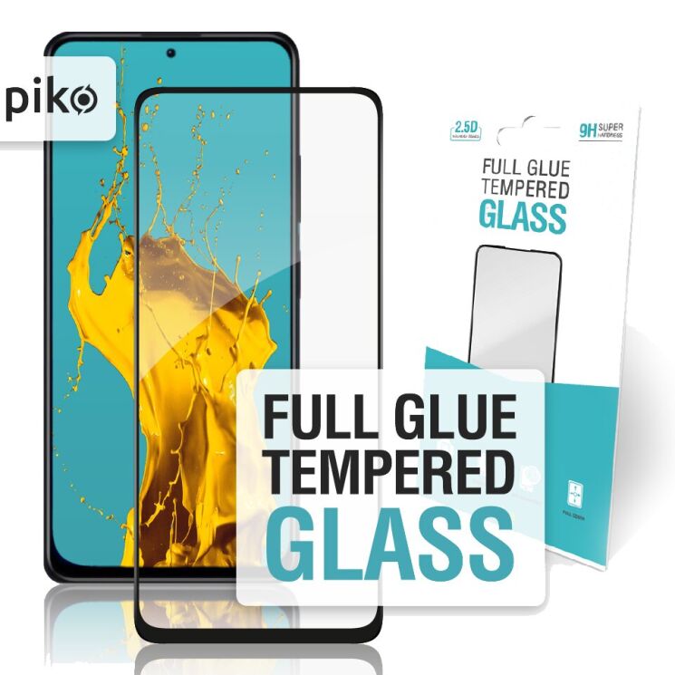 Защитное стекло Piko Full Glue для Xiaomi Redmi Note 11 / 11s / 12s - Black: фото 1 из 4
