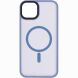 Захисний чохол 2Е Soft Touch MagSafe для iPhone 15 Plus - Light Blue (339777TT). Фото 1 з 3