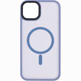 Захисний чохол 2Е Soft Touch MagSafe для iPhone 15 Plus - Light Blue: фото 1 з 3