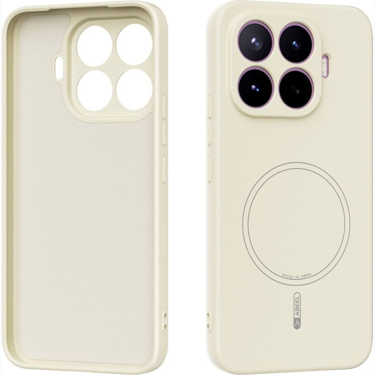 Захисний чохол ABEEL Lyra Skin with MagSafe для Xiaomi 17T Pro - Beige: фото 1 з 7