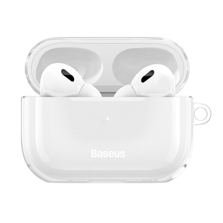 Захисний чохол BASEUS Crystal Case для Apple AirPods Pro 2 - Transparent: фото 1 з 20